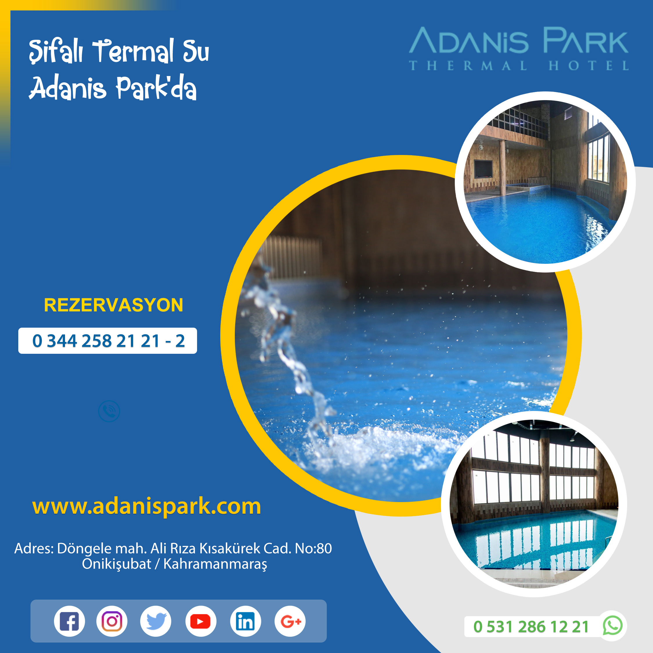 Şifalı Termal Su Adanis Park’da